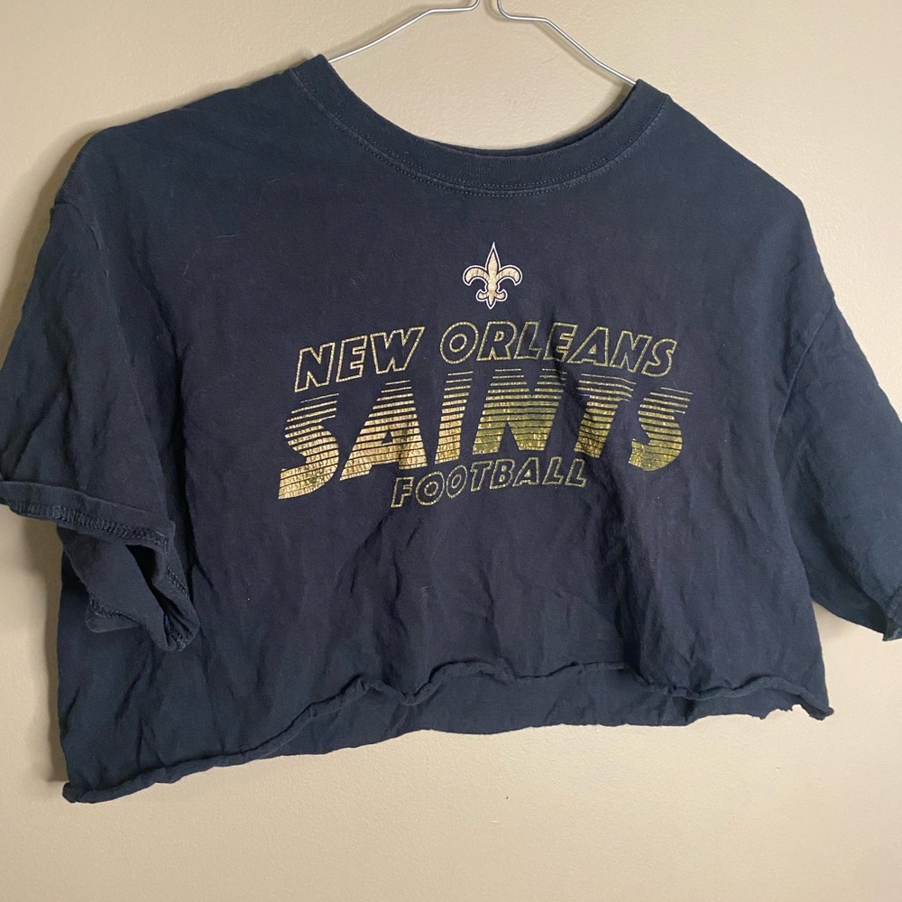New Orleans football crop top